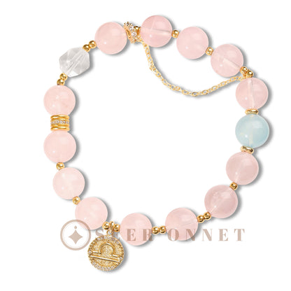Libra Crystal Bracelet TOP view